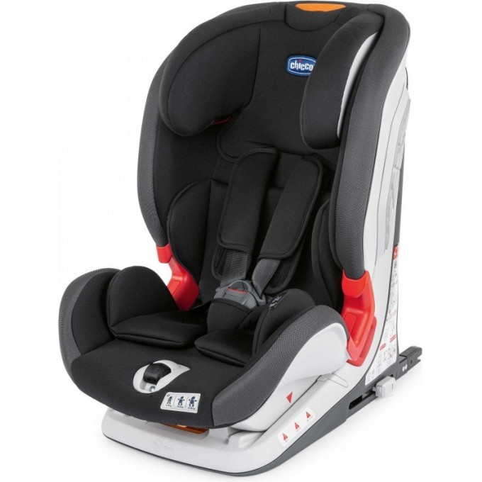 Автокресло CHICCO YOUNIVERSE FIX (Группа 1/2/3), JET BLACK 08079207510000