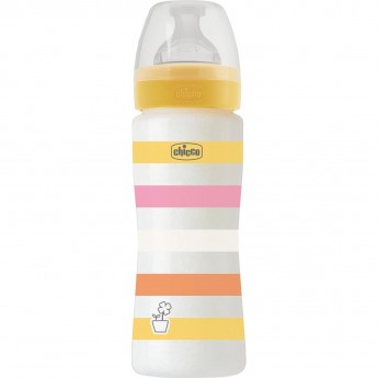 Бутылочка пластиковая CHICCO WB YELLOW GIRL, 330 мл быстрый поток Бутылочка пластиковая CHICCO WB YELLOW GIRL, 330 мл быстрый поток
