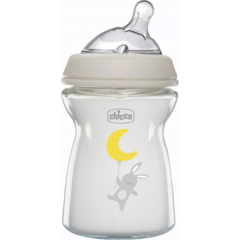 Бутылочка стеклянная CHICCO NATURAL FEELING 250 мл, 0м+ нейтральный Бутылочка стеклянная CHICCO NATURAL FEELING 250 мл, 0м+ нейтральный