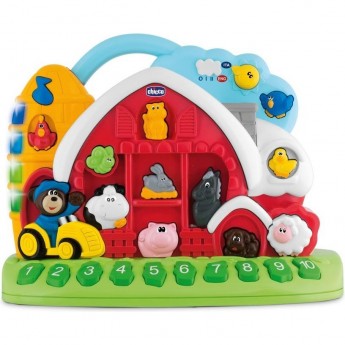 Говорящая ферма CHICCO, Красный