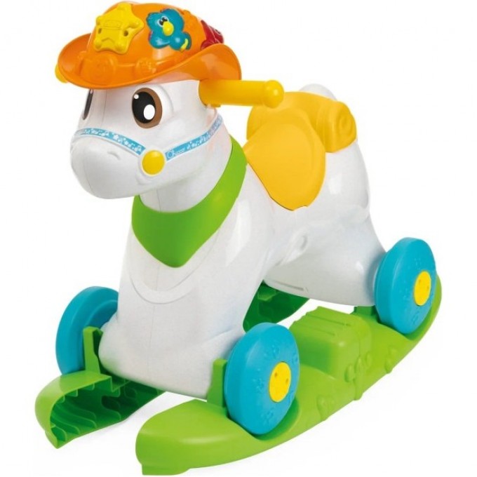 Игрушка каталка CHICCO «ЛОШАДКА BABY RODEO» говорящая 12м+ 00011314000180