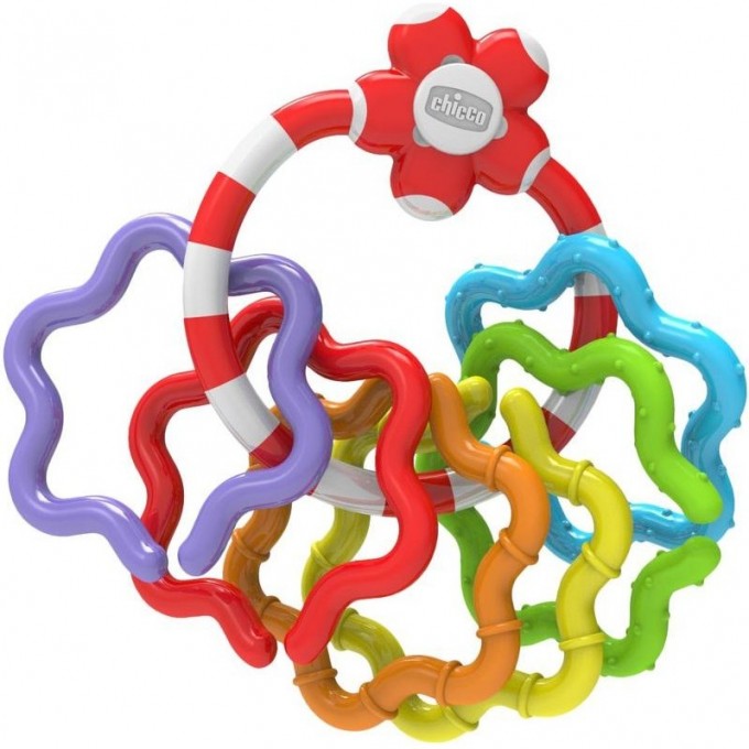 Игрушка-погремушка CHICCO "Кольца", Красный 00005954000000
