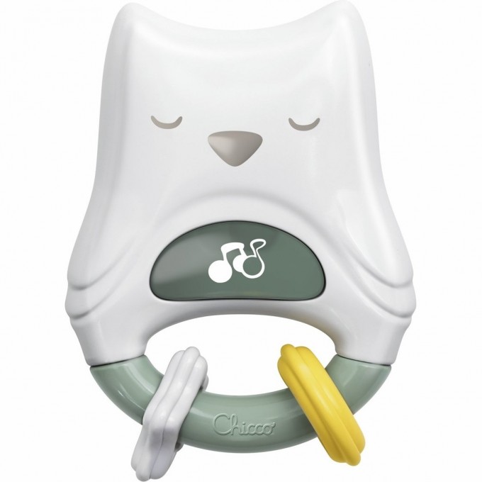 Игрушка погремушка-ночник CHICCO "Совенок" 2 в 1 00011819000000
