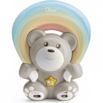 Игрушка-проектор CHICCO Радужный мишка, Бежевый