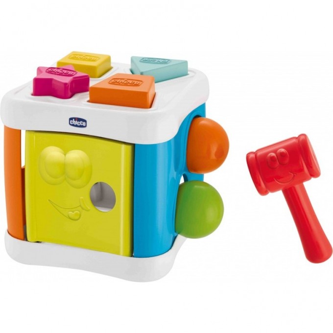 Игрушка-сортер CHICCO «Кубик 2-в-1», Разноцветный 9686000000