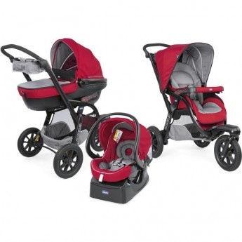 Коляска CHICCO ACTIV3 3-в-1, Red Berry