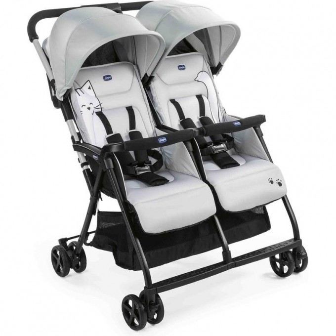 Коляска CHICCO OHLALA TWIN Silver cat 79279060000
