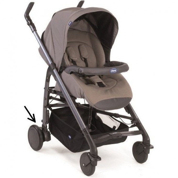 Крепеж для заднего колеса к коляске CHICCO TRIO LOVE 28802440000
