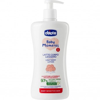 Лосьон для тела CHICCO BABY MOMENTS SENSITIVE SKIN 500 мл Лосьон для тела CHICCO BABY MOMENTS SENSITIVE SKIN 500 мл