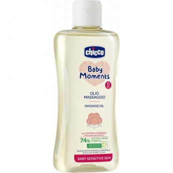 Масло массажное CHICCO BABY MOMENTS SENSITIVE SKIN 200 мл Масло массажное CHICCO BABY MOMENTS SENSITIVE SKIN 200 мл