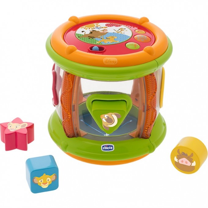 Музыкальный барабан CHICCO Король Лев 6+ 00007514000000