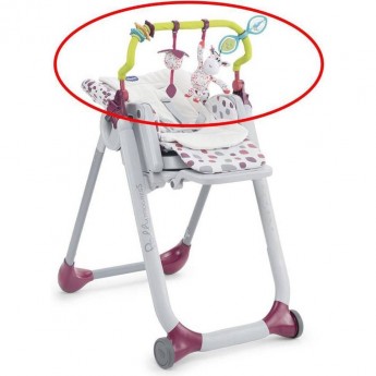 Набор для моделей стульчиков CHICCO POLLY PROGRES5 И POLLY 2 START (дуга-подвеска с игрушками и вкладыш) 0м+