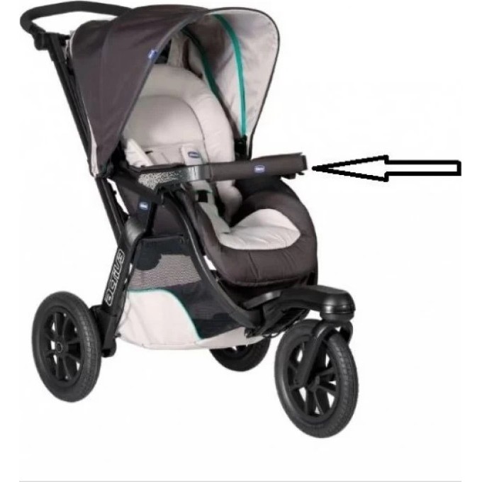 Накладка на бампер к коляске CHICCO ACTIV3 BLACK 12795410500