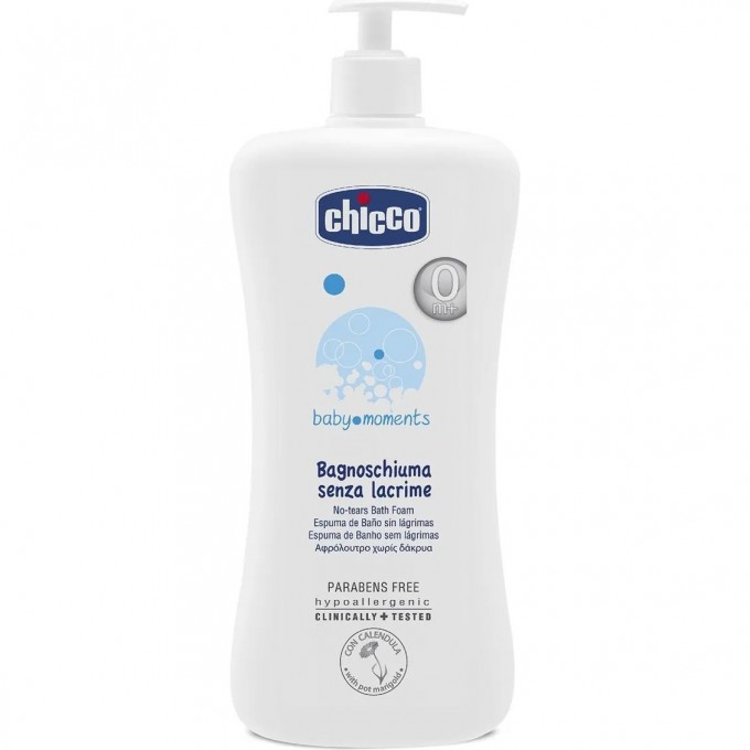 Пена для ванны CHICCO BABY MOMENTS без слез 750 мл 00010581000000