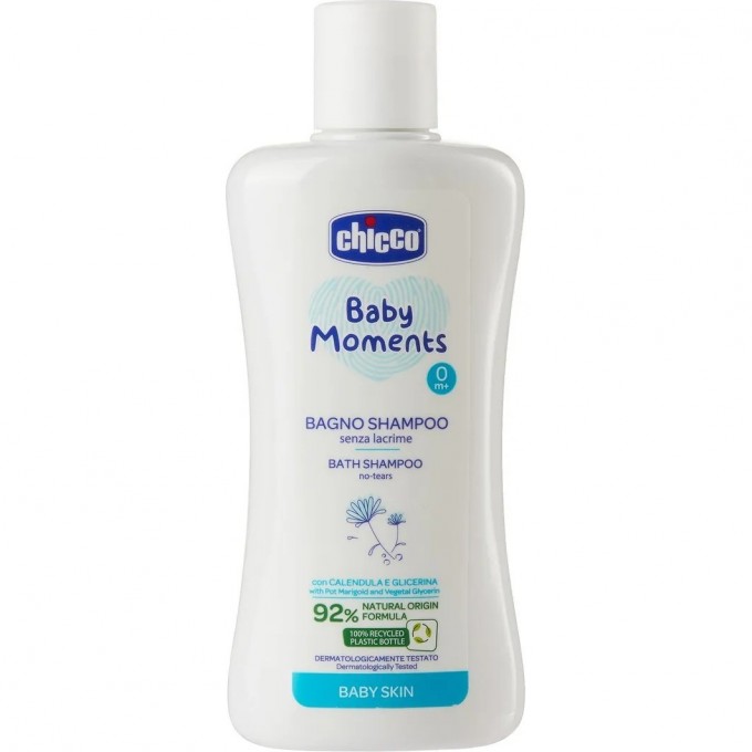 Пена-шампунь CHICCO BABY MOMENTS DELICATE SKIN 200 мл 10590000000