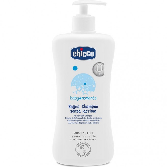 Пена - шампунь CHICCO BABY MOMENTS DELICATE SKIN 500 мл 00010591000000