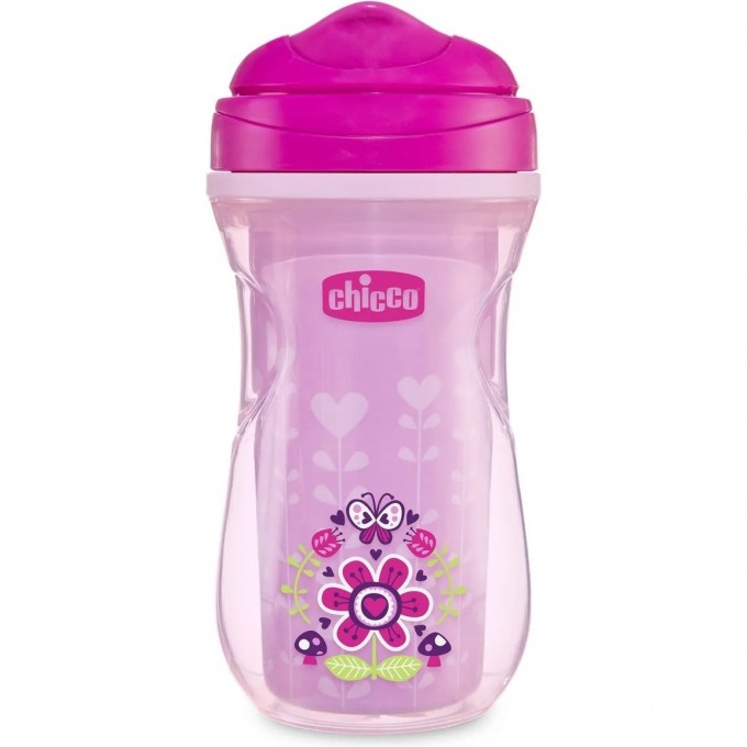 Поильник CHICCO ACTIVE CUP 14+, розовый 00006981110180
