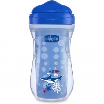Поильник CHICCO ACTIVE CUP 14+, темно-синий Поильник CHICCO ACTIVE CUP 14+, темно-синий