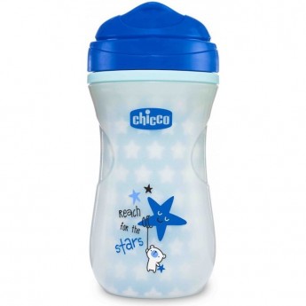 Поильник CHICCO GLOWING CUP, Голубой Поильник CHICCO GLOWING CUP, Голубой