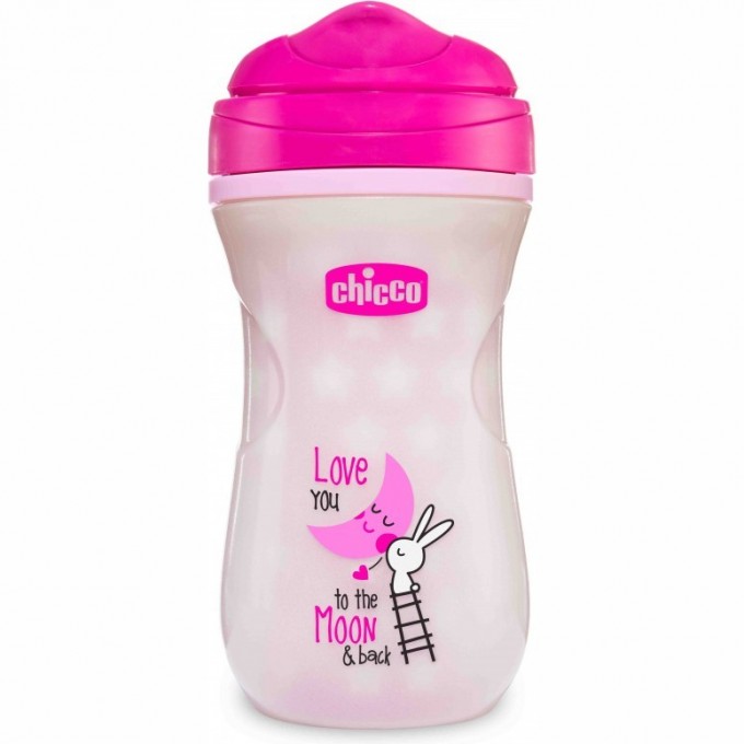 Поильник CHICCO GLOWING CUP, Розовый 00006971100000