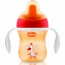 Поильник CHICCO TRAINING CUP 6+, оранжевый 6921310180
