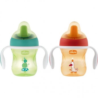 Поильник CHICCO TRAINING CUP 6м+, Разноцветный Поильник CHICCO TRAINING CUP 6м+, Разноцветный